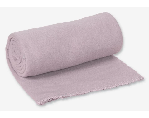 Deka fleece 130x160 cm, ružová%