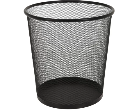 E-shop Odpadkový kôš na papier 28 cm, čierny kov%