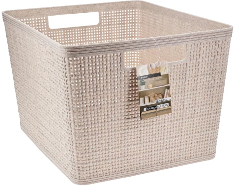 Úložný košík 35x22x29,5 cm, béžový%