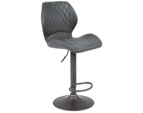 Barová stolička Sonja, antracitová vintage látka%