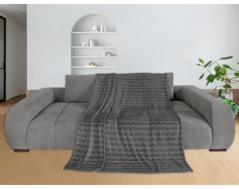 Deka Cashmere touch Nele 150x200 cm, šedá%