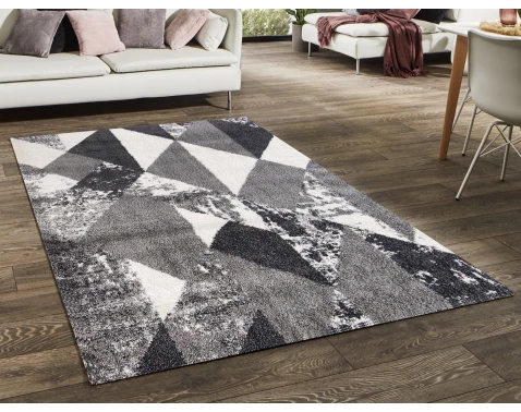Koberec Domino 120x170 cm, šedý%