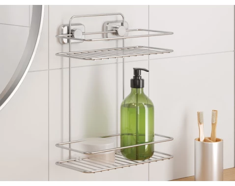 E-shop Kúpeľňová polička Reflex Luxy 2, chrometherm%