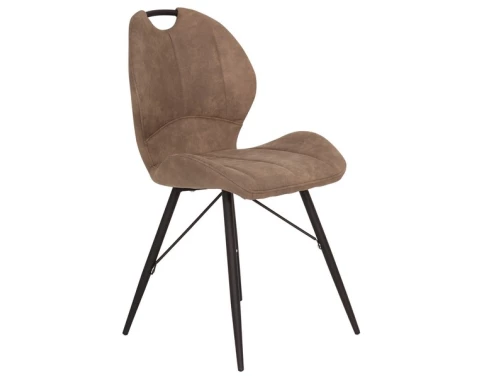 E-shop Jedálenská stolička Kate, hnedá vintage látka%
