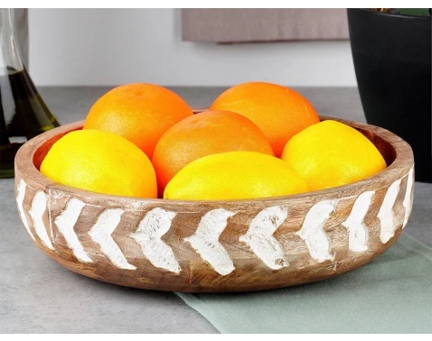 Miska 24 cm, mangové drevo%