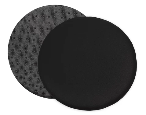 E-shop Podsedák na stoličky antracitový 38 cm, imitácia kože%
