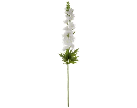 E-shop Umelá kvetina Ostrožka 70 cm, biela%