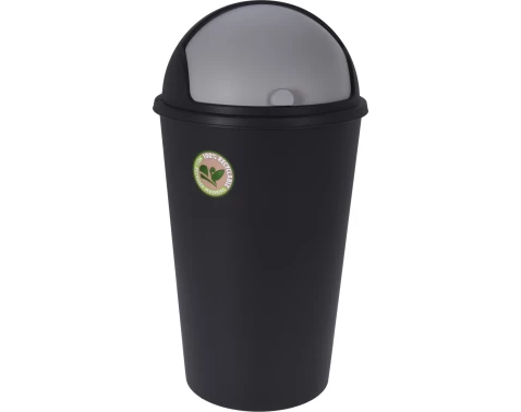 Odpadkový kôš 25 l, čierny, recyklovaný plast%