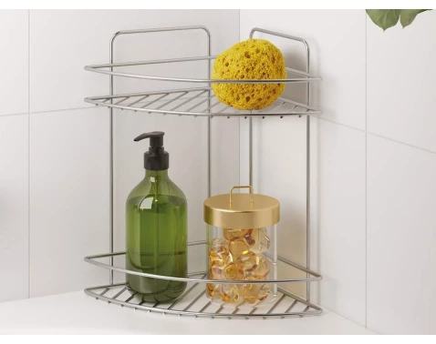 E-shop Stojací/závesný rohový regál Reflex Luxy 2, chrometherm%