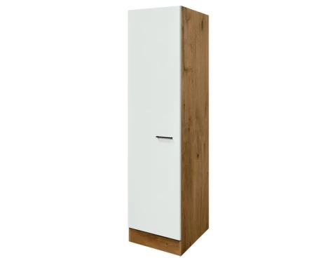 E-shop Vysoká kuchynská skriňa Avila, dub lancelot / krémová, šírka 50 cm%
