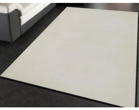 Koberec Stilo 120x160 cm, krémová geometria%