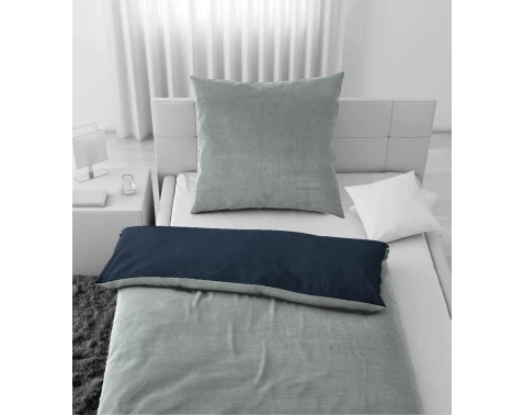 Obliečky Cashmere Touch, strieborná/antracit%
