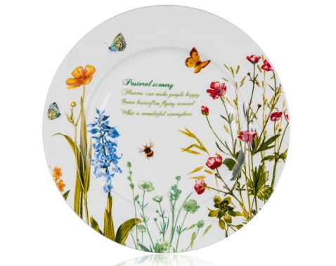 Dezertný tanier Lúčne kvety, 19 cm%
