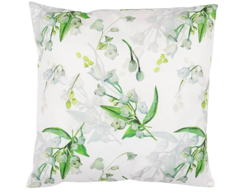 E-shop Dekoračná obliečka na vankúš Biele konvalinky, 45x45 cm%