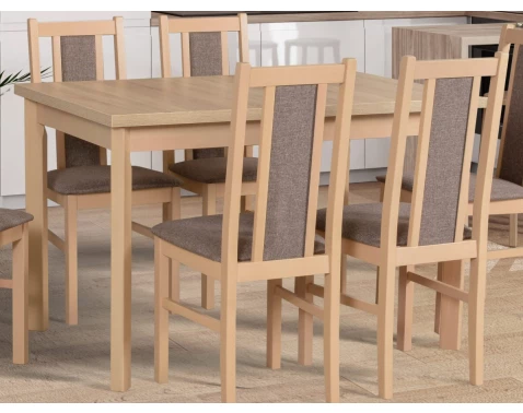 Jedálenský stôl Maxim 120x80 cm, dub sonoma%