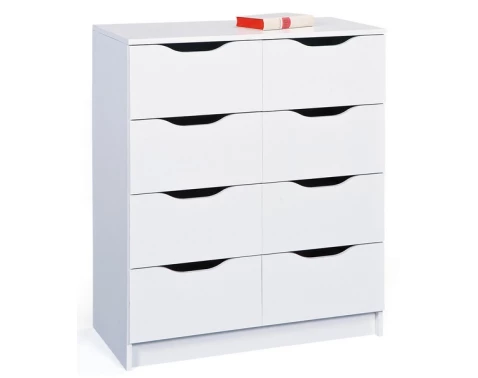 E-shop Komoda s 8 zásuvkami Westphalen, biela%