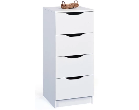 E-shop Komoda so 4 zásuvkami Westphalen, biela%