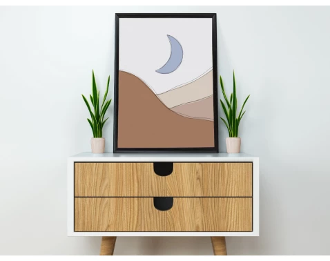 E-shop Zarámovaný obraz Krajina I, 40x50 cm%