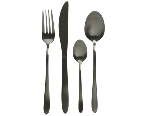 Súprava príborov (16 dielov) Eleganz, čierna%