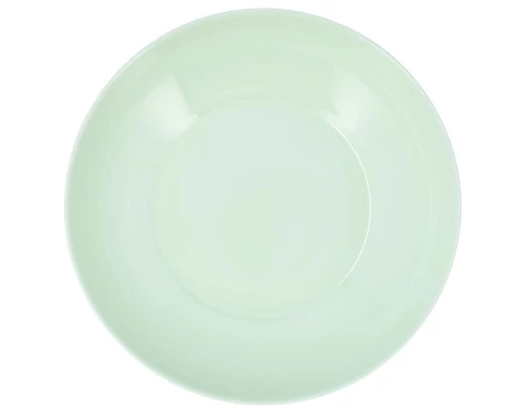 Hlboký tanier Apy 20 cm, zelené opálové sklo%