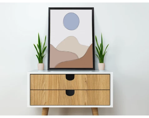 E-shop Rámovaný obraz Krajina II, 40x50 cm%
