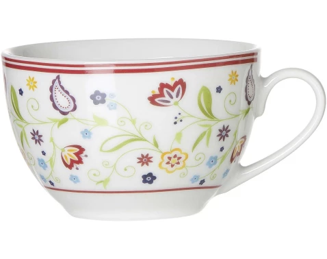 E-shop Hrnek Shanti Doppio 220 ml, farebné kvety%