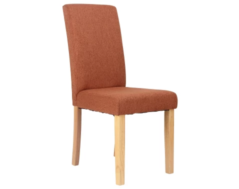 E-shop Jedálenská stolička s prešitím Kiki, terracota látka%