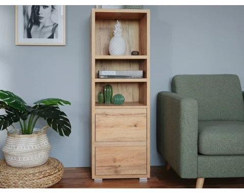 E-shop Regál so zásuvkami Image 45 cm, medový dub%