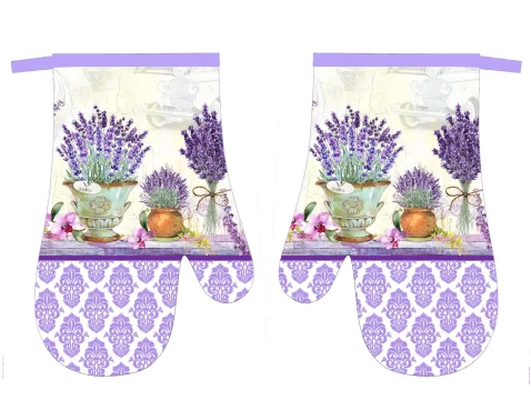 Kuchynské rukavice (2 ks) Lawender, fialová%