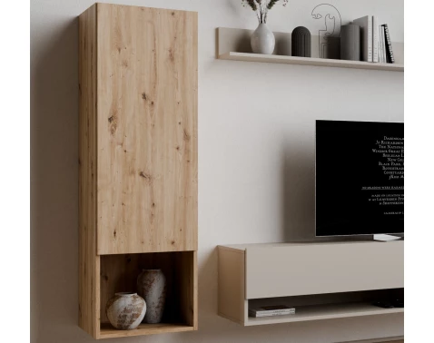 E-shop Nástenná skrinka Asko Living, 40 cm, dub artisan%