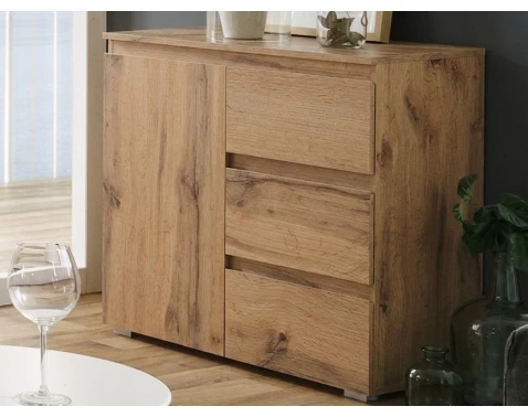 E-shop Komoda so zásuvkami Image 80 cm, medový dub%