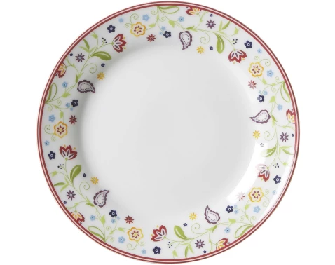 Dezertný tanier Shanti Doppio 20,5 cm, farebné kvety%