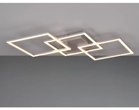 E-shop Stropné/nástenné osvetlenie LED Trail 74,5 cm, titanový kov%