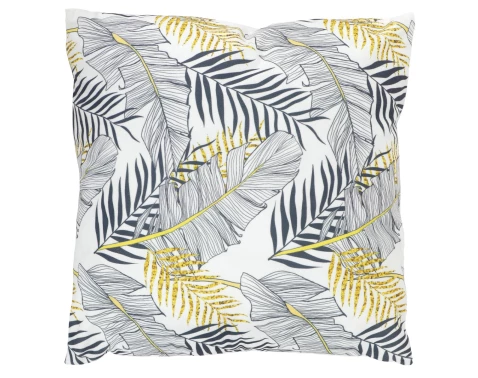 E-shop Dekoračný vankúš 45x45 cm, listy, zamatový%