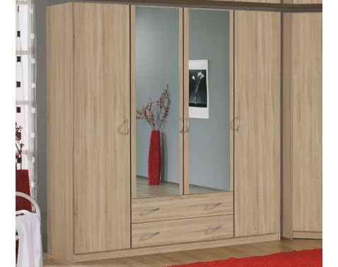 E-shop Šatníková skriňa Case, 181 cm, dub sonoma%