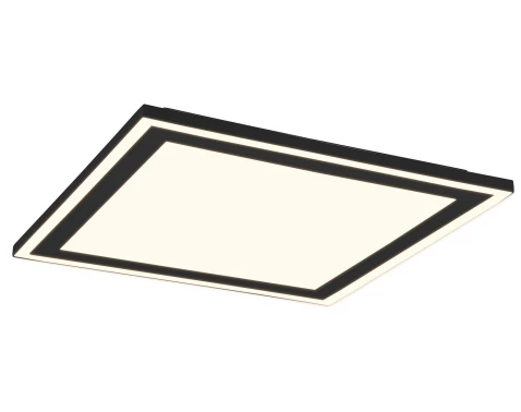 E-shop Stropné/nástenné LED osvetlenie Carus 43x43 cm, čierne%