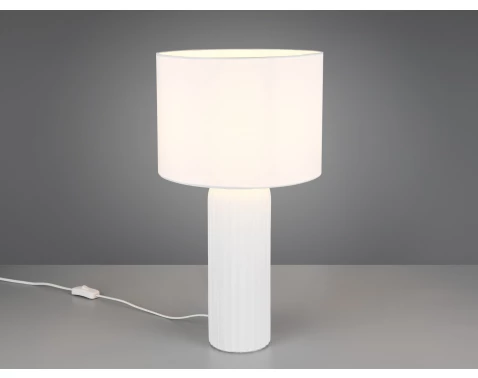 Stolová lampa Blair 51 cm, biela%