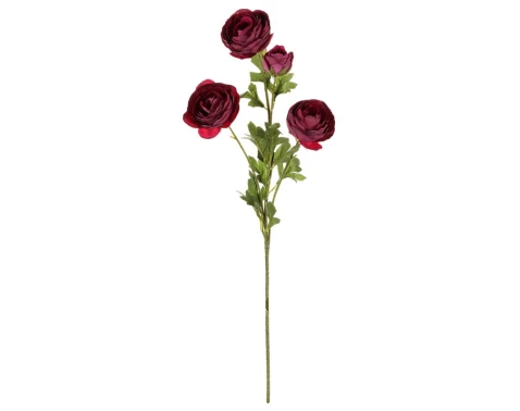 E-shop Umelá kvetina Pivonka 70 cm, bordó%