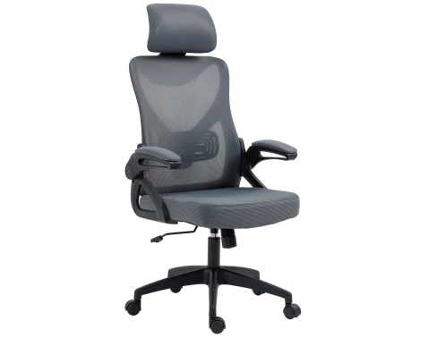 Kancelárske kreslo Silvie, šedá látka%