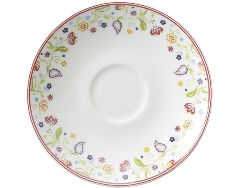 E-shop Espresso podšálka Shanti Doppio 12 cm, farebné kvety%