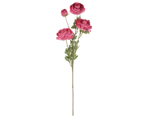 E-shop Umelá kvrtina Pivonka 70 cm, tmavo ružová%