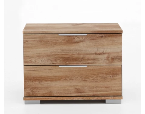E-shop Nočný stolík Easy Plus, 2 zásuvky, dub doskový%