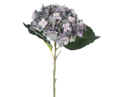 E-shop Umelá kytica Hortenzia 50 cm, modrá%