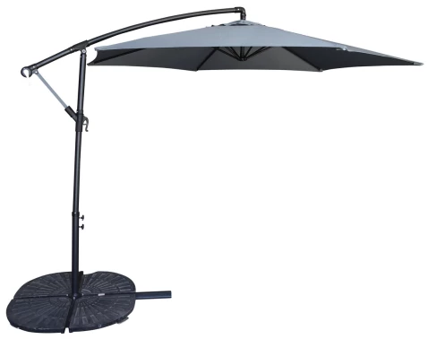 E-shop Záhradný slnečník Jumbo 300 cm, antracitový%