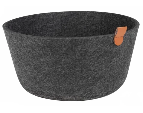 Úložný košík LifeStyle 24 cm, tmavo šedý%