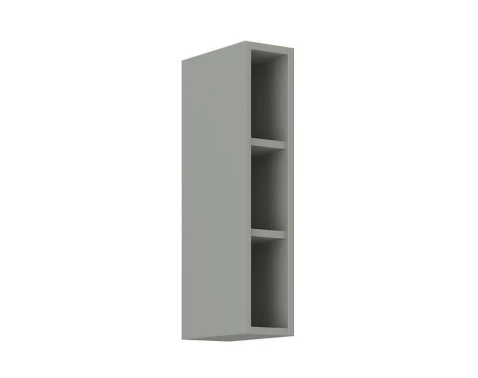 E-shop Horný kuchynský regál Karmen 15G, 15 cm, svetlo šedý%