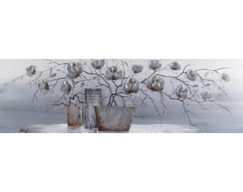 E-shop Ručne maľovaný obraz Dekoratívne zátišie 120x40 cm, olejomaľba%