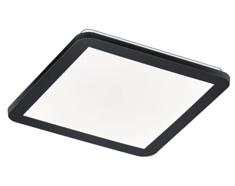 E-shop Stropné LED osvetlenie Camillus 30x30 cm, štvorcové, čierne%