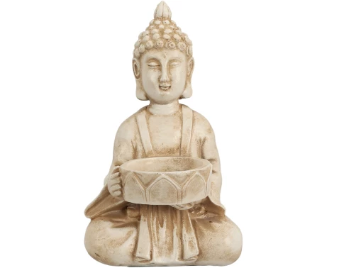Dekoračná soška/svietnik Buddha, 14 cm%