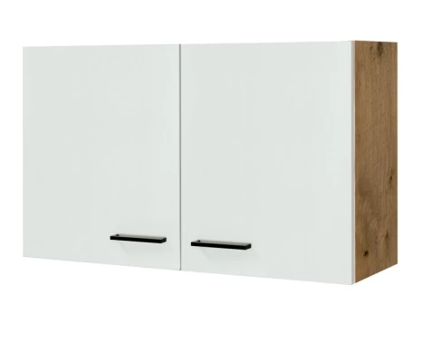 E-shop Horná kuchynská skrinka Avila H100, dub lancelot/krémová, šírka 100 cm%